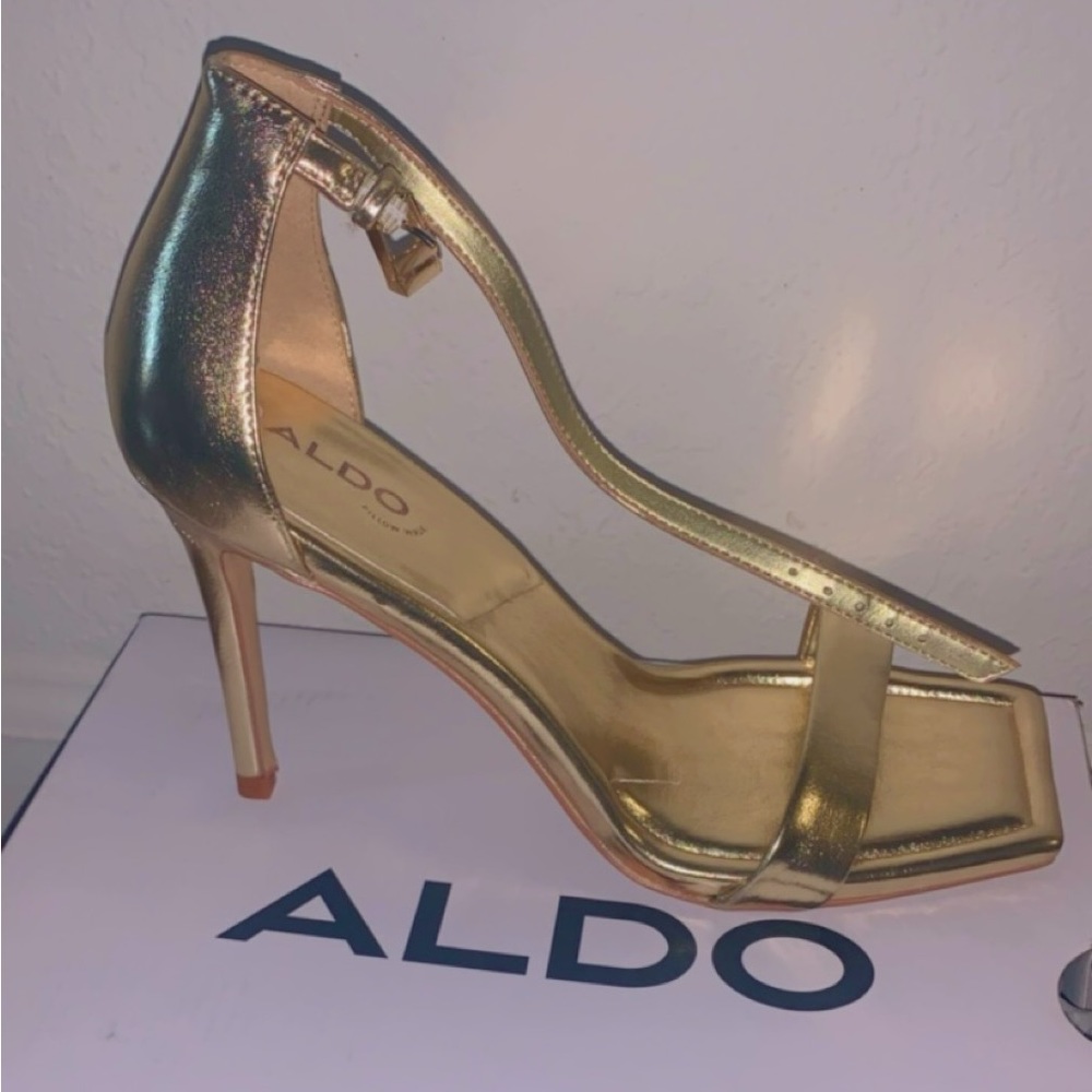 Gold heels